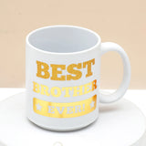Premium Rakhi for Brother with Best Brother Ever Mug - Turquoise Medallion Rakhi