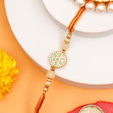 Pack Of 3 Golden Hue Spinning Rakhi