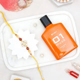 Clover Charm Rakhi Gift Set for Brother with Archies 01 Musk Perfume