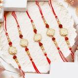 Pack Of 5 Stone Embeded Rakhi