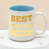 Pearl Spinning Rakhi for Brother with Best Brother Ever Mug
