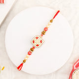 Pack Of 3 Traditional Stone Spinning Rakhi