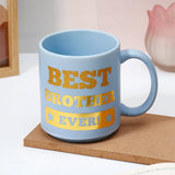 Evil Eye Rakhi for Brother with Best Brother Ever Mug - Golden Teardrop Rakhi