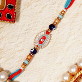 Pack Of 3 Kundan Nazar Evil Eye Rakhi