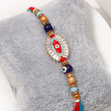 Kundan Nazar Evil Eye Rakhi