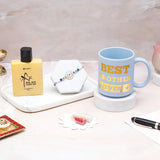 Layered Circle Evil Eye Rakhi & UXR Royal Life Perfume Mug Set