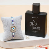 Premium Evil Eye Rakhi Gift Set for Brother - Rakhi & UXR Royal Life Perfume