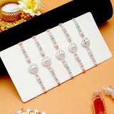 Pack Of 5 Ganesha Pastel Rakhi