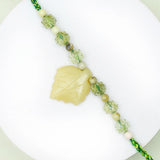 Pack Of 5 Olive Leaf Crystal Rakhi