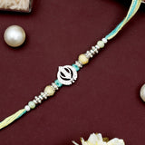 Khanda Pastel Green Rakhi
