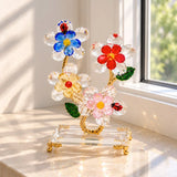 Golden Garden Crystal Flower Tree