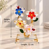 Golden Garden Crystal Flower Tree