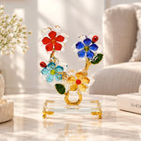 Jewel Garden Gold Stem Crystal Tree