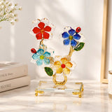 Jewel Garden Gold Stem Crystal Tree