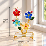 Jewel Garden Gold Stem Crystal Tree