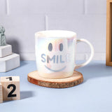 Smile Face Iridescent Ceramic Mug