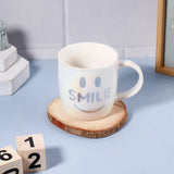 Smile Face Iridescent Ceramic Mug