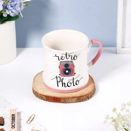 Retro Photo Camera Ceramic Mug