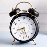 Black & Gold Twin Bell Alarm Clock