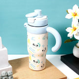 Panda Print Sipper Tumbler with Handle