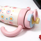 Floral Print Sipper Tumbler with Handle