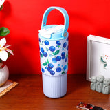 Blueberry Print Sipper Tumbler
