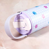 Gingham Floral Print Sipper Tumbler