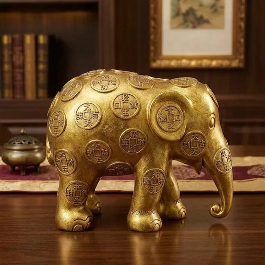 Lucky Coins Elephant Statue | By Elephant Parade