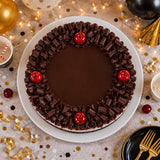 Black Forest Heart Cream Cake