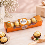 "Graceful Wishes" Personalized Daughter's Day Card with Ferrero Rocher