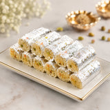 Designer Bead Rakhi Set Of 5 With Kaju Roll