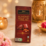 Rudraksha Beads Rakhi Combo With Chocolate And Dry Fruits