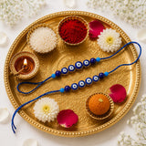 Set of 2 Feng Shui Evil Eye Rakhi with Cadbury Chocolates | Protective Rakhi Gift