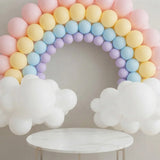 Rainbow & Clouds Balloon Backdrop Decor
