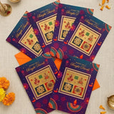 Pack Of 6 Bright Diwali Wishes Greeting Card