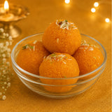 Ganesha Rakhi with Motichoor Laddoo & Pistachios | Divine Rakhi Sweet Hamper