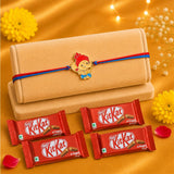 Bal Ganesha Kids Rakhi with KitKat Chocolate Bars | Playful Rakhi Gift
