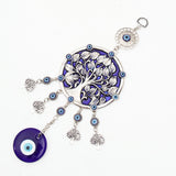 Floral Tassel Charm Evil Eye Wall Hanging