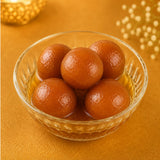 Pearl & Rudraksha Rakhi Family Pack with Gulabjamun & Cashews | Rakhi Hamper