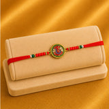 Ganesha Rakhi with Gulabjamun 1Kg | Divine Rakhi Sweet Gift Hamper