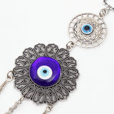 Boho Charm Double Evil Eye Wall Hanging