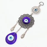 Boho Charm Double Evil Eye Wall Hanging
