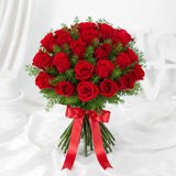 20 Red Roses Hand-Tied Bouquet