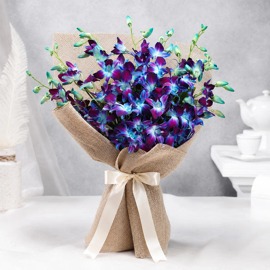 Orchid with Cake Combo - Same Day Delivery | Archies
