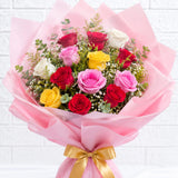 Mix Roses Arrangement - Elegant Flower Bouquet Gift | Archies