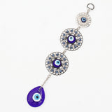 Glass Amulet Triple Evil Eye Wall Hanging
