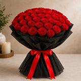 50 Red Roses Grand Crimson Bouquet
