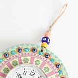 Mosaic Mandala Wall Hanging Clock