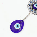 Glass Amulet Triple Evil Eye Wall Hanging