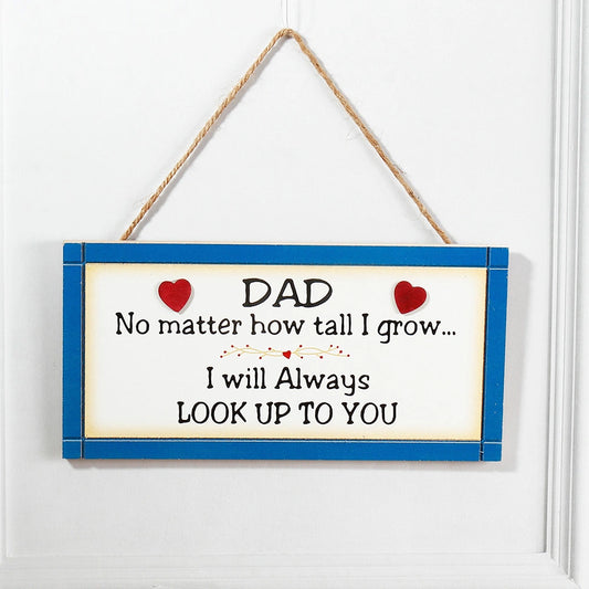Dad Framed Quotation Wall Hanging - Blue